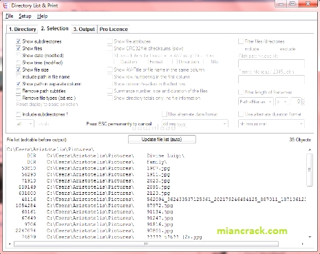 Directory List and Print Pro Crack