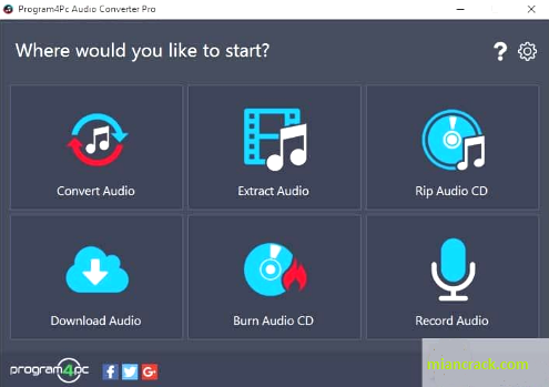 Program4Pc Audio Converter Pro Crack 