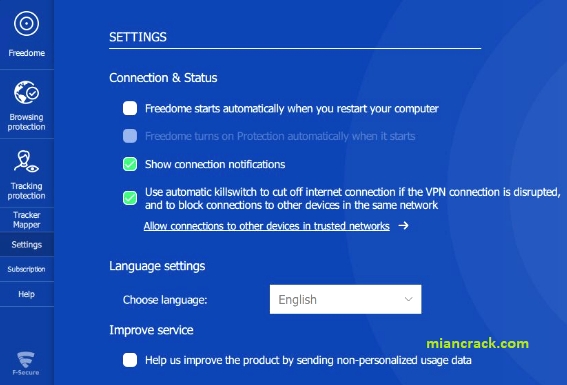 F-Secure Freedome VPN Crack