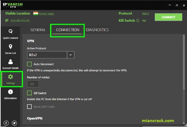 IPVanish VPN Crack