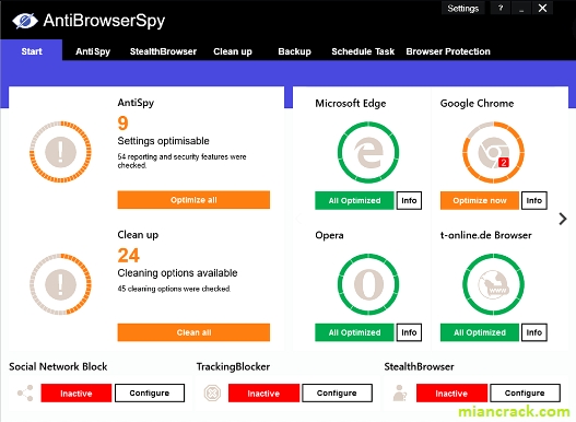 AntiBrowserSpy Pro Crack