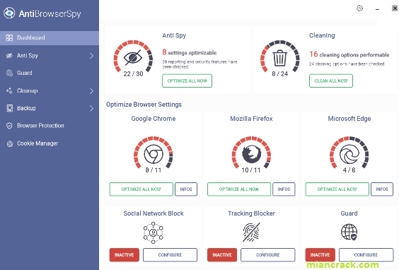 AntiBrowserSpy Pro Crack