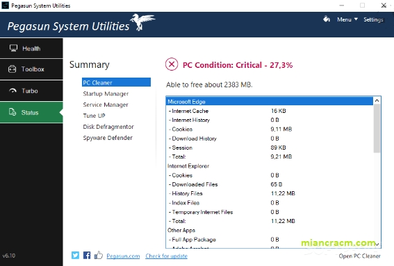 Pegasun System Utilities Crack