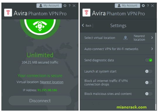 Avira Phantom VPN Pro Crack