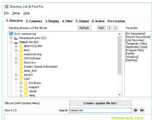 Directory List and Print Pro Crack