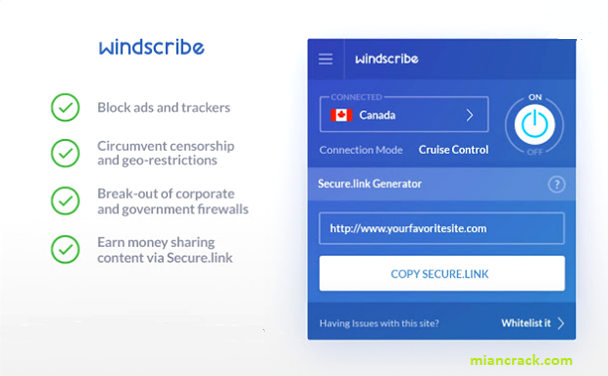 Windscribe VPN Premium Crack