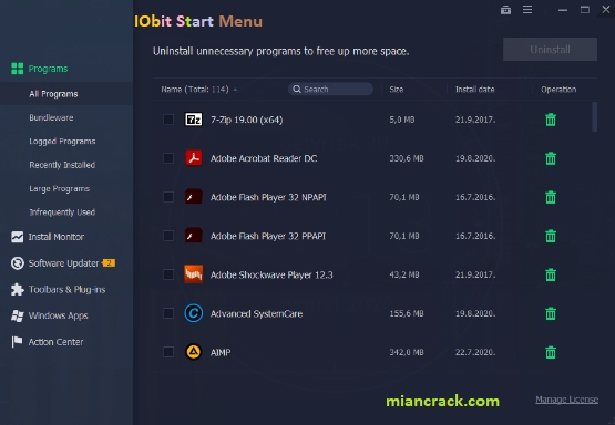 IObit Start Menu Crack