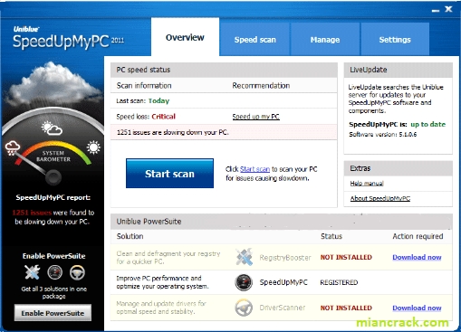 Uniblue SpeedUpMyPC Crack