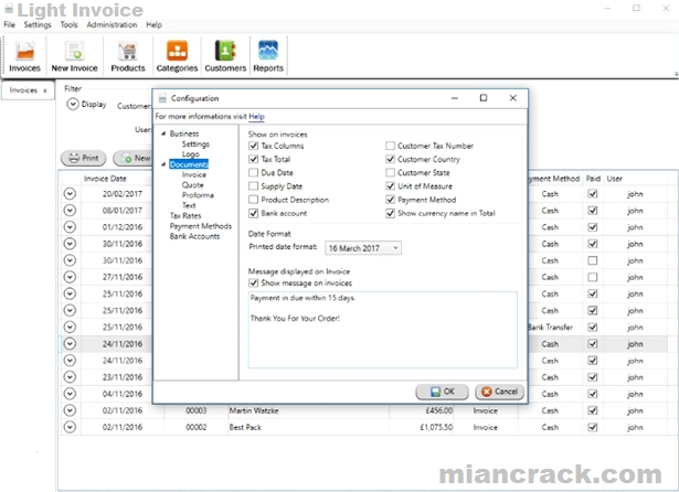 Light Invoice Crack