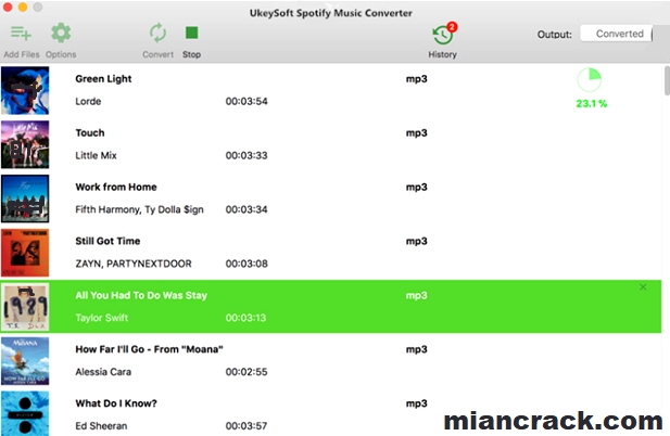 UkeySoft Spotify Music Converter Crack