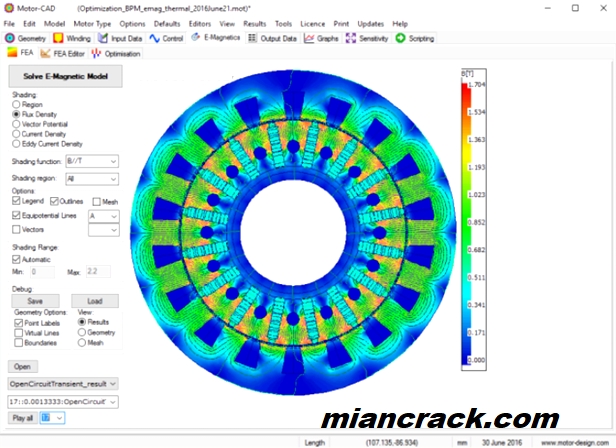 ANSYS Motor-CAD Crack