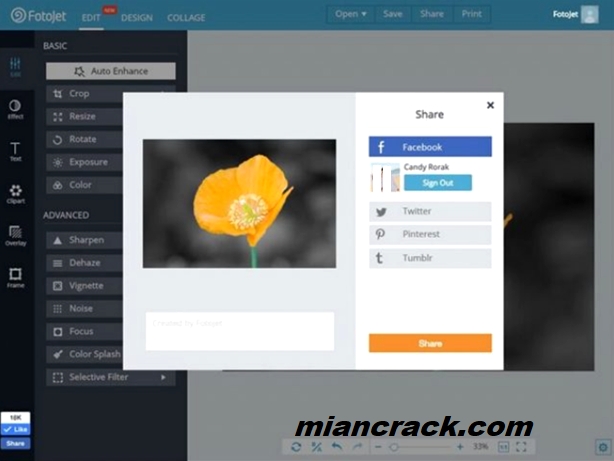 FotoJet Photo Editor Crack