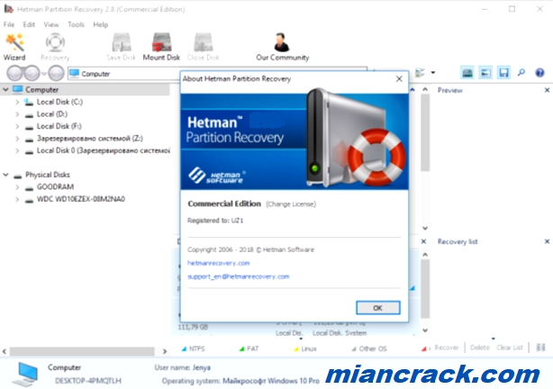 Hitman Data Recovery Crack