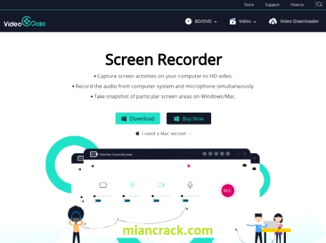 VideoSolo Screen Recorder Crack