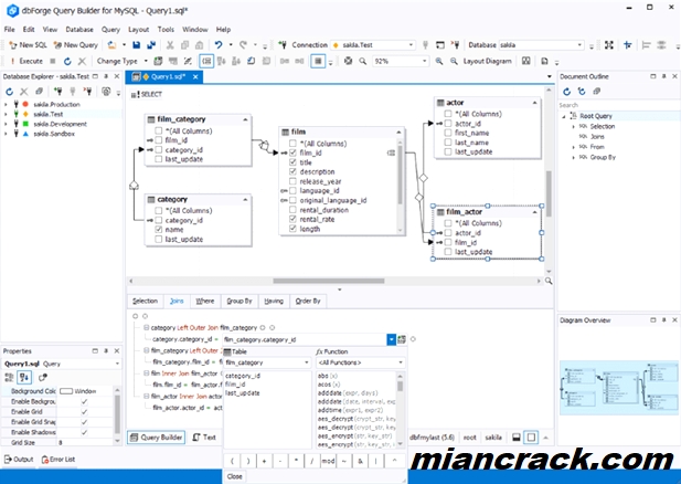 dbForge Studio Enterprise MySQL Crack