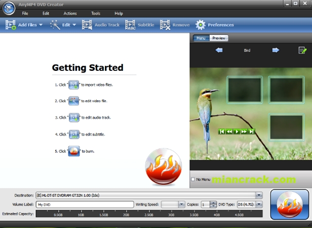 AnyMP4 DVD Creator Crack