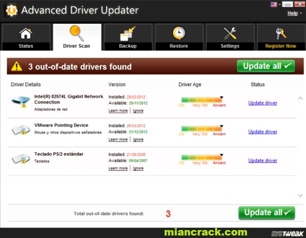 SysTweak Advanced Driver Updater Crack